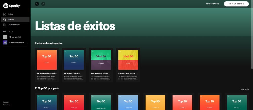 lista de éxito de canciones en inglés