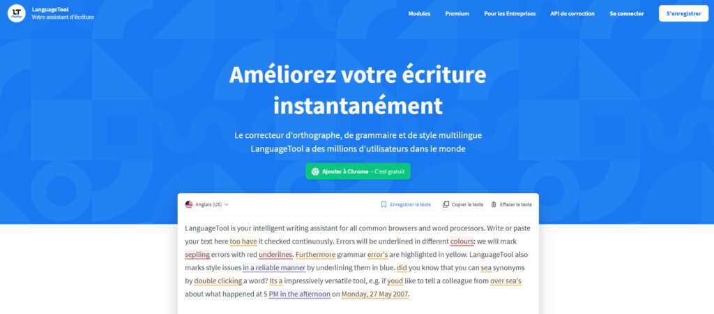 mejor corrector de inglés languagetool