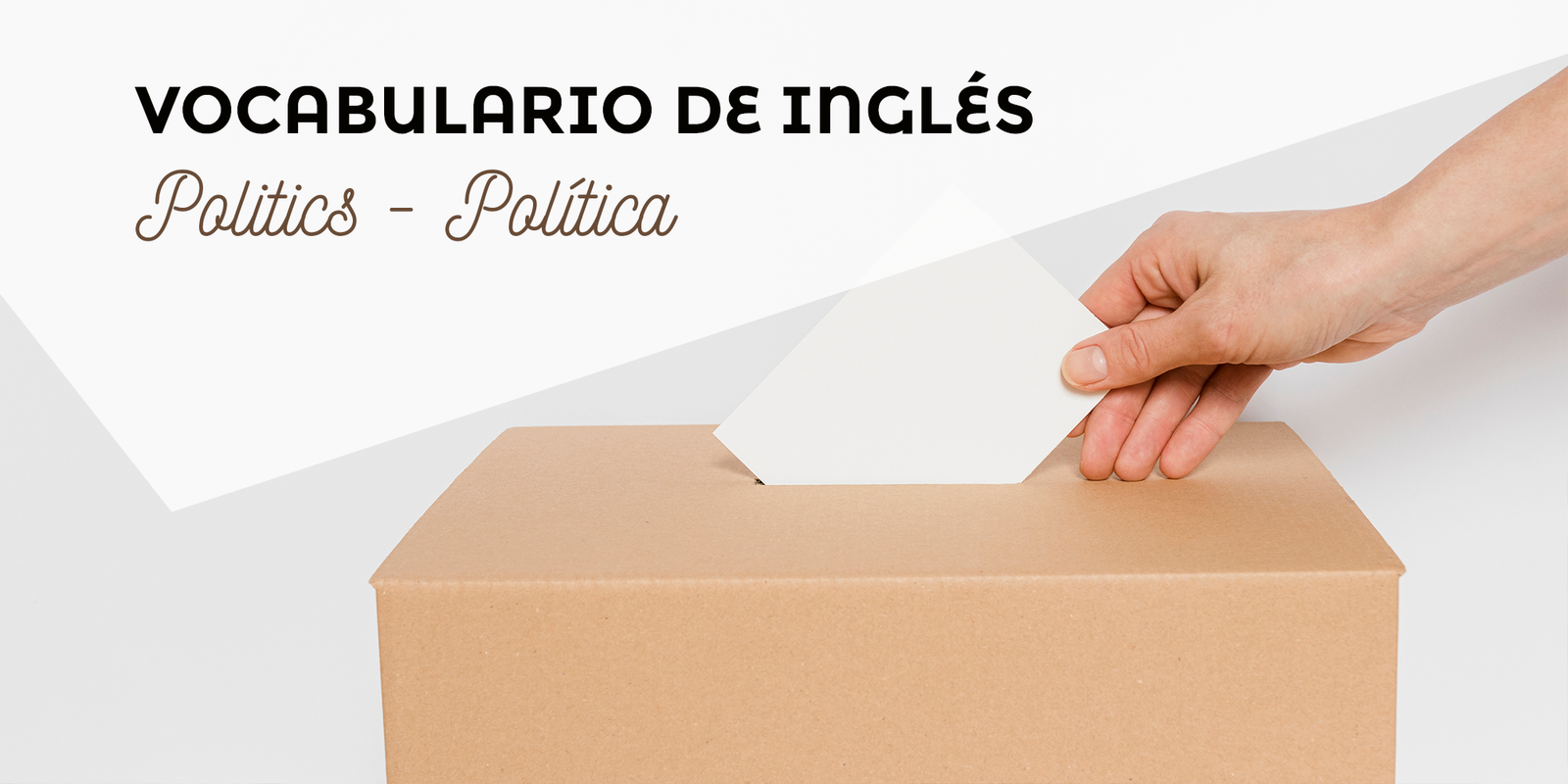 English Vocabulary - Vocabulario de inglés POLITICS