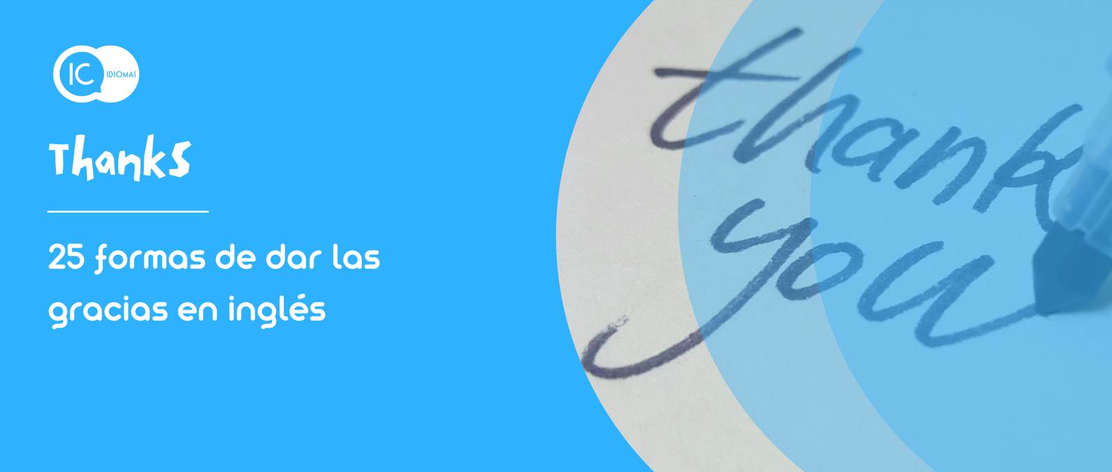 formas de dar las gracias en inglés