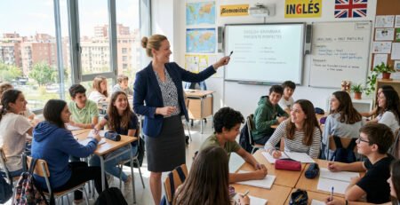 auxiliar de conversación en los colegios de Madrid