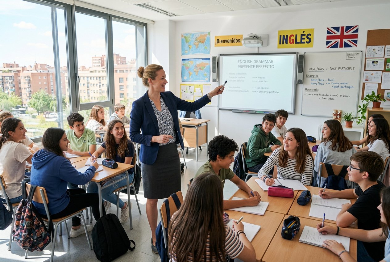 auxiliar de conversación en los colegios de Madrid